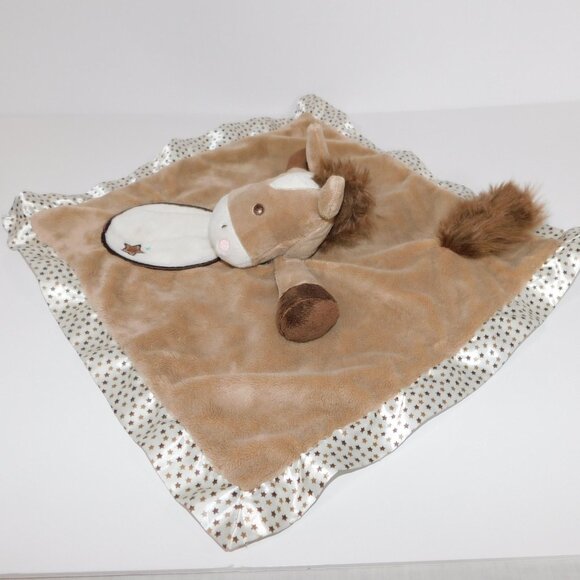Douglas Baby Plush Brown Star Pony Lil Snuggler Security Blanket Lovey Horse - Picture 6 of 8